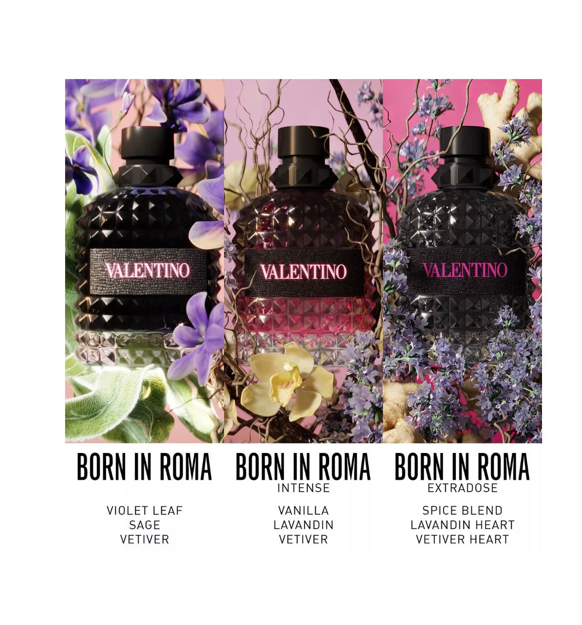 Men's Uomo Born In Roma Extradose Parfum, 3.4oz.