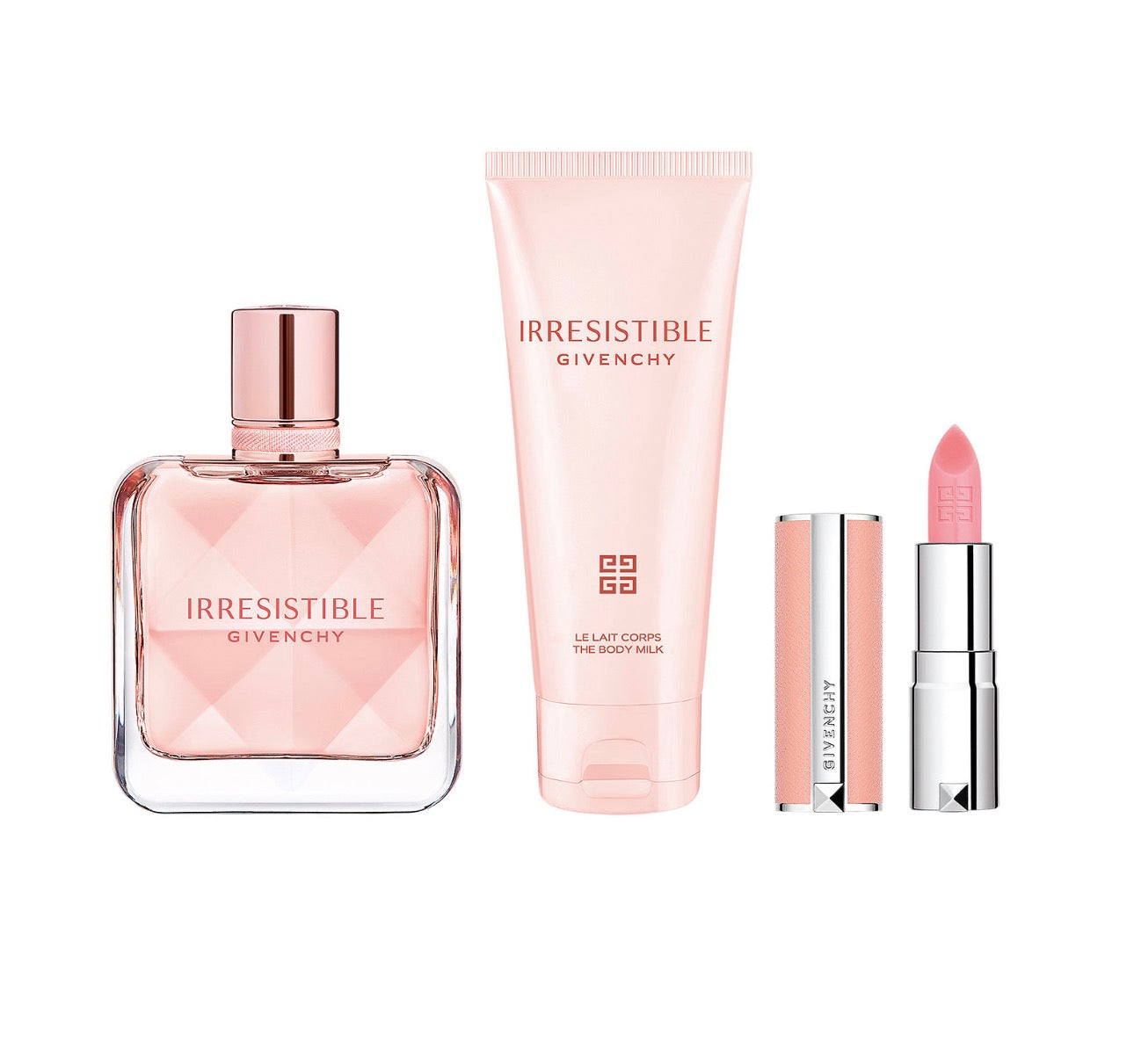 Givenchy 3-Pc. Irresistible Eau De Parfum and Rose Perfecto Lip Balm Gift Set